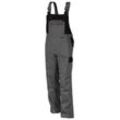 QUALITEX HIGH QUALITY WORKWEAR Latzhose image mittelgrau/schwarz Herren: 106