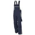 QUALITEX HIGH QUALITY WORKWEAR Latzhose PRO marine/grau Damen: 38 Herren: 44