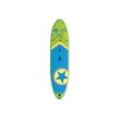 Chiemsee - SUP-Set inkl. Board, Paddel, Pumpe, Leash & Rucksack (grün/blau) Stand-Up Paddle