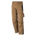 QUALITEX HIGH QUALITY WORKWEAR Bundhose PRO khaki/schwarz Damen: 38 Herren: 44