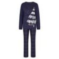 Triumph - Pyjama-Set - Blue light 42 - Winter Moments - Homewear für Frauen