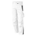 QUALITEX HIGH QUALITY WORKWEAR Bundhose PRO weiß/grau Damen: 48 Herren: 54