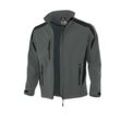 QUALITEX HIGH QUALITY WORKWEAR Softshelljacke softshell grau/schwarz Damen: 44 Herren: L