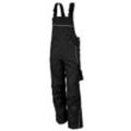 QUALITEX HIGH QUALITY WORKWEAR Latzhose PRO schwarz Damen: 38 Herren: 44