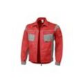 QUALITEX HIGH QUALITY WORKWEAR Bundjacke PRO rot/grau Damen: 38 Herren: S