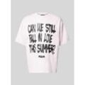 T-Shirt mit Statement-Print