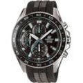 Chronograph CASIO EDIFICE "EFV-550P-1AVUEF", schwarz, Armbanduhren, Herren, Quarzuhr, Armbanduhr, Herrenuhr, Stoppfunktion, bis 10 bar wasserdicht