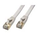 CAPTIVA Kabel Patchkabel CAT 8 Kabel für Netzwerk, LAN und Ethernet 1m weiß Computer-Kabel