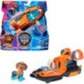 Spin Master Spielzeug-Auto Paw Patrol - Movie II - Basic Themed Vehicles Zuma, Speedboot mit Welpenfigur, Licht- und Soundeffekt, orange