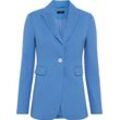 MORE & Blazer, Reverskragen, Knopfverschluss, für Damen, blau, 34