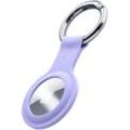 Cellularline Silikon Case KEYRING violet AIRTAGKEYRINGV Für Apple AirTag