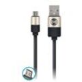 Forever - usb Ladekabel Micro-USB Kabel Datenkabel Sync-Kabel Aufladekabel Modern Black für Smartphones Android Samsung Galaxy Sony Xperia htc Huawei