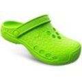 Unisex Gartenclogs mit Schnalle Hex Clap aus weichem eva Grün 38 - Grün - Tams