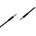 1m Aux Kabel 3.5 mm Klinke Eingang Einfach Audio für Lautsprecher Android Handy Tablet Autoadio PC Anlage Hifi Schwarz