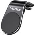 Sunix KFZ Magnet Lüftungsgitter Handy Halterung Lüftung Universal Magnetisch Auto Lüftungsschlitz Smartphone Halter in Schwarz