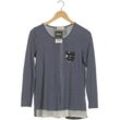 Lola Cruz Damen Langarmshirt, blau, Gr. 36