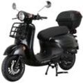 Alpha Motors Motorroller Adria 50 ccm 45 km/h EURO 5 schwarz inkl. Topcase