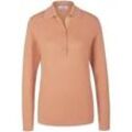 Polo-Pullover aus 100% Premium-Kaschmir Peter Hahn Cashmere braun, 42