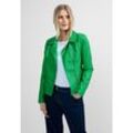 Bikerjacke CECIL Gr. L (42), grün (celery grün) Damen Jacken mit asymmetrichem Reißverschluss