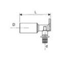 Tece profil System-Wandscheibe 1/2" x1/2" lange Ausführung, Siliziumbronze 9021017