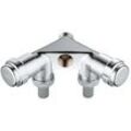 Grohe Original WAS® Doppelventil 'Einfach' 1/2" chrom 41020000 41020000