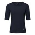 Rundhals-Shirt Modell Velvet Bogner blau, 42