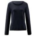 Rundhals-Pullover aus 100% Premium-Kaschmir Peter Hahn Cashmere blau, 40