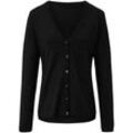 Strickjacke tiefem V-Ausschnitt include schwarz, 36