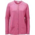 Strickjacke aus 100%Schurwolle Pure Tasmanian Wool Peter Hahn rosé, 42