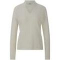 Pullover aus 100% Premium-Kaschmir Modell Vivien Peter Hahn Cashmere weiss, 38