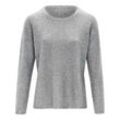 Rundhals-Pullover aus Schurwolle und Kaschmir include grau, 40