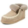 Lammfell-Hausschuh Pia Shepherd beige, 39