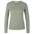 Rundhals-Pullover aus 100% Premium-Kaschmir Peter Hahn Cashmere grün, 38