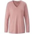 V-Pullover aus 100% Premium-Kaschmir include rosé, 36