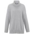 Pullover aus 100% Kaschmir Peter Hahn Cashmere grau, 48