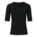 Rundhals-Shirt Modell Velvet Bogner schwarz, 48