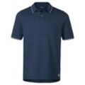 Piqué-Polo-Shirt 1/2-Arm Louis Sayn blau, 50