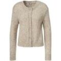 Strickjacke überschnittener Schulter Peter Hahn beige, 38