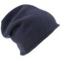 Beanie aus 100% PREMIUM Kaschmir Peter Hahn Cashmere blau