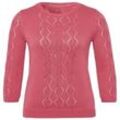 Rundhals-Pullover Anna Aura pink, 56