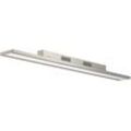 F (A bis G) LED Deckenleuchte EVOTEC "CLASSIC TEC BASIC" Lampen grau (nickelfarben) LED Deckenlampe