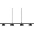 NORDLUX LED Pendelleuchte "CLYDE", Hängeleuchte,+LED,+Dimmer für Stimmungslicht,verstellbar, F (A-G), Lampen, schwarzB:9cm H:9cm L:115cm