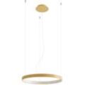 SOLLUX LIGHTING Kronleuchter "RIO", gold (golden), H: 150cm, Lampen, Verteiltes Licht, Pendelleuchte