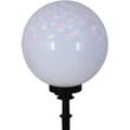 Kugelleuchte NÄVE "Ball", weiß, H:71,00cm Ø:40,00cm, Lampen, Kunststoff, weiß/opal, D: 40cm, Spieß schwarz, exkl. 1 x E27 max. 40W