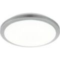 EGLO LED Deckenlampe Competa-ST, 1 flammige Deckenleuchte, Material: Stahl und Kunststoff, Farbe: Silber, weiß, Ø: 51 cm, dimmbar, Weißtöne