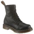 Schnürboots DR. MARTENS "1460 PASCAL 8 Eye Boot" Gr. 38, schwarz, Damen, Leder, unifarben, Schuhe, Blockabsatz,Schnürschuh,Stiefelette mit Luftkammernsohle-schmale Form, Topseller