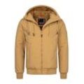 Winterjacke ALESSANDRO SALVARINI "ASWeighty", Herren, Gr. L, braun (coffee), Obermaterial: 100% Polyester; Innenmaterial: 100% Polyester; Futter: 100% Polyester, Jacken, mit weichem Teddyfell innen