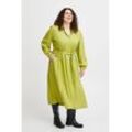 Blusenkleid FRANSA "Fransa FPCina" Gr. 44, EURO-Größen, grün (dark citron) Damen Kleider Blusenkleider