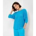Strickpullover BRAX "Style EMMA" Gr. 36, blau Damen Pullover