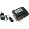 Trade Shop - Trade-Shop 2in1 Set: Li-Ion Akku 18V 2500mAh + Ladegerät für Gardena Trimmer EasyCut Li-18/23 r, EasyCut Li-18/23R (9823), ComfortCut